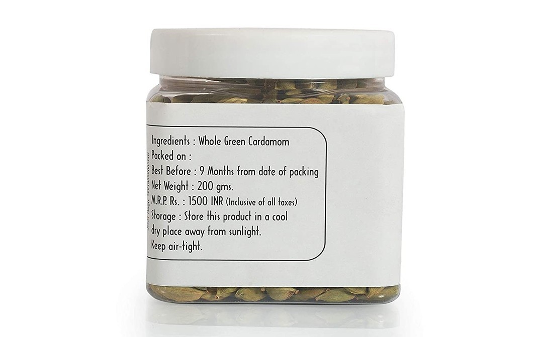 NaturePlatter Whole Green Cardamom    Pack  200 grams